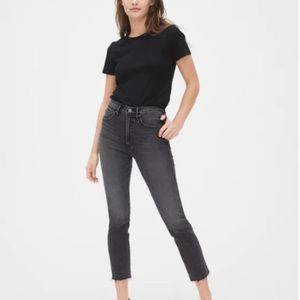 GAP High Waisted Cigarette Jeans
